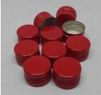 SCREW METAL CAP 18/12 RED